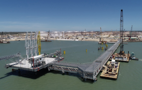 Oil and Gas Loading Dock Hub Construction with Executed I&E